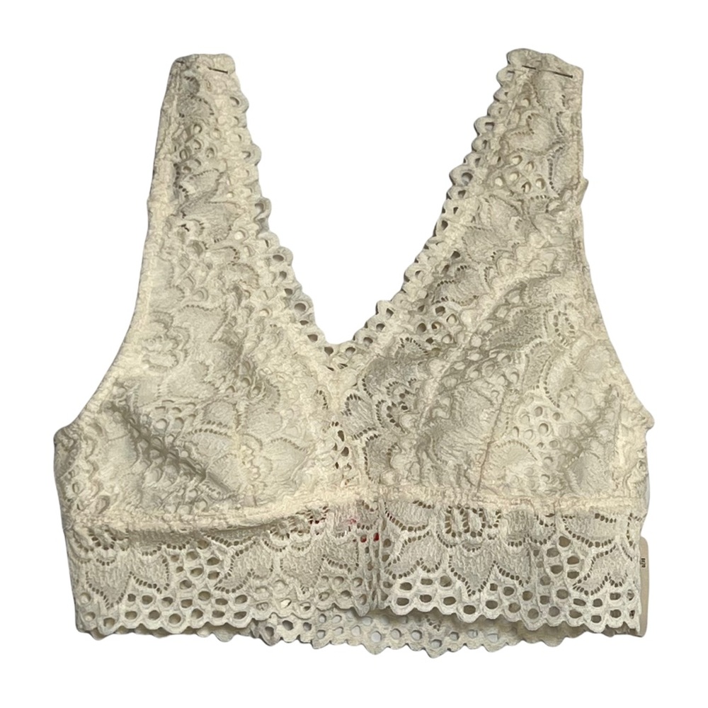 Altar'd State Cream Lace Bralette